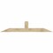 Ekena Millwork Portland Rough Sawn Timber Gable Bracket, Douglas Fir, 84"W x 17"H x 2"D x 6"F, 5/12 Pitch GBW084X17X0206POR00RDF - alternate 1